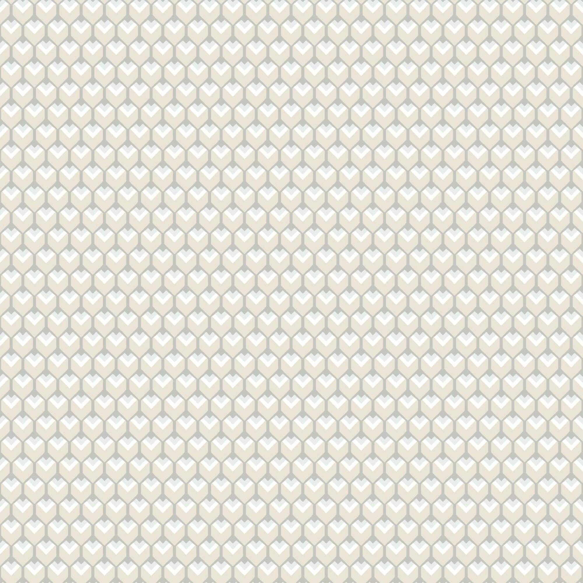 RoomMates 3D Petite Hexagons Peel & Stick Wallpaper